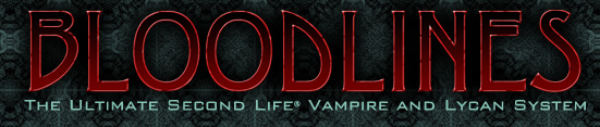 The Thirst: Bloodlines. The Ultimate Second Life Vampire and Lycan System